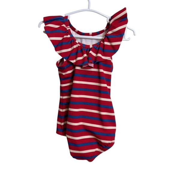Hanna Andersson Sunblock Striped One Piece Swimsuit, 18-24 Months - Picture 2 of 3